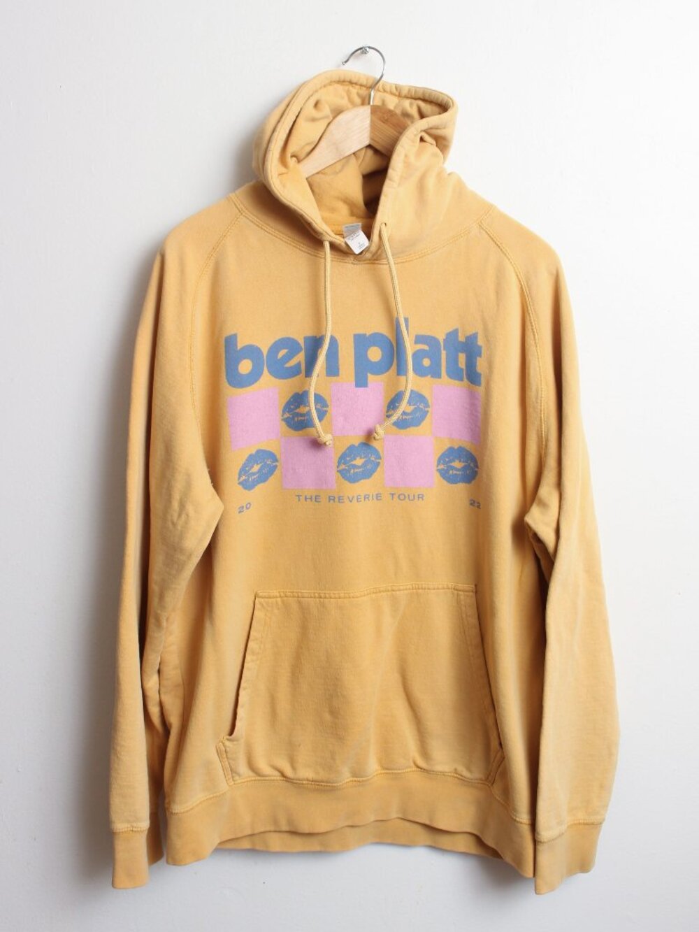 Ben Platt 2022 Reverie Tour Hoodie Mens Large Distressed w/ Holes